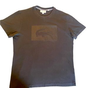 Lacoste black T-shirt in a boys small